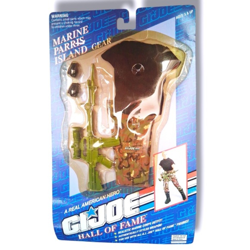 VTG GI Joe Hall of Fame Marine Parris‎ Island Gear Outfit & Accessories 1993 New
